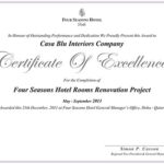 Certificate Of Excellence